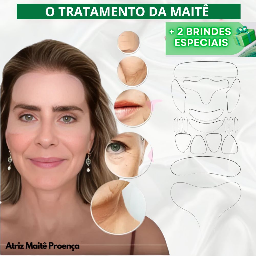 Kit Rejuvene Clean - Adesivos Anti-Rugas das famosas