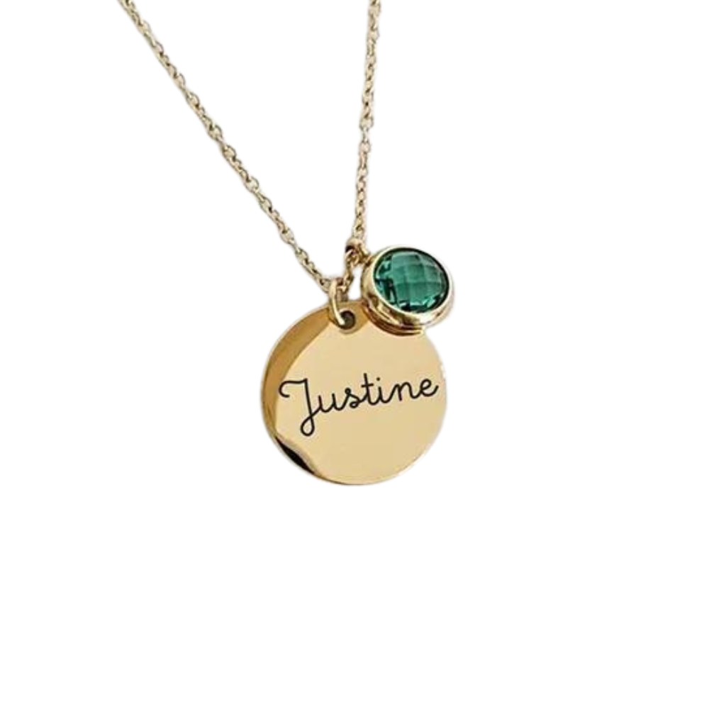 Colar Feminino Personalizado Delicado Aço Banhado