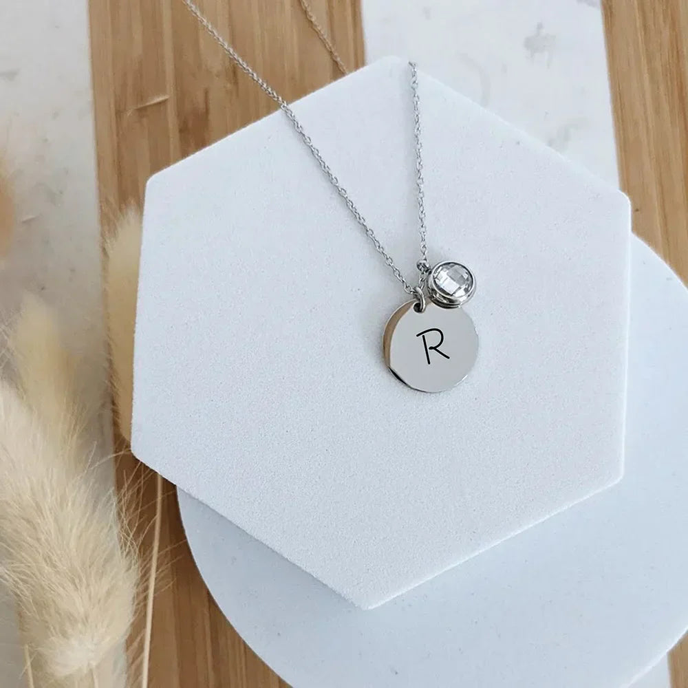 Colar Feminino Personalizado Delicado Aço Banhado