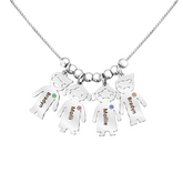Colar Feminino Personalizado Meus Filhos Banhado