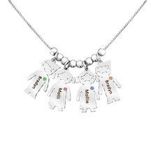 Colar Feminino Personalizado Meus Filhos Banhado